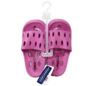 Wholesale - WOMEN PINK PERFORATED SOLE SLIDE SANDAL 3-ASST SIZE C/P 12, UPC: 141149046945